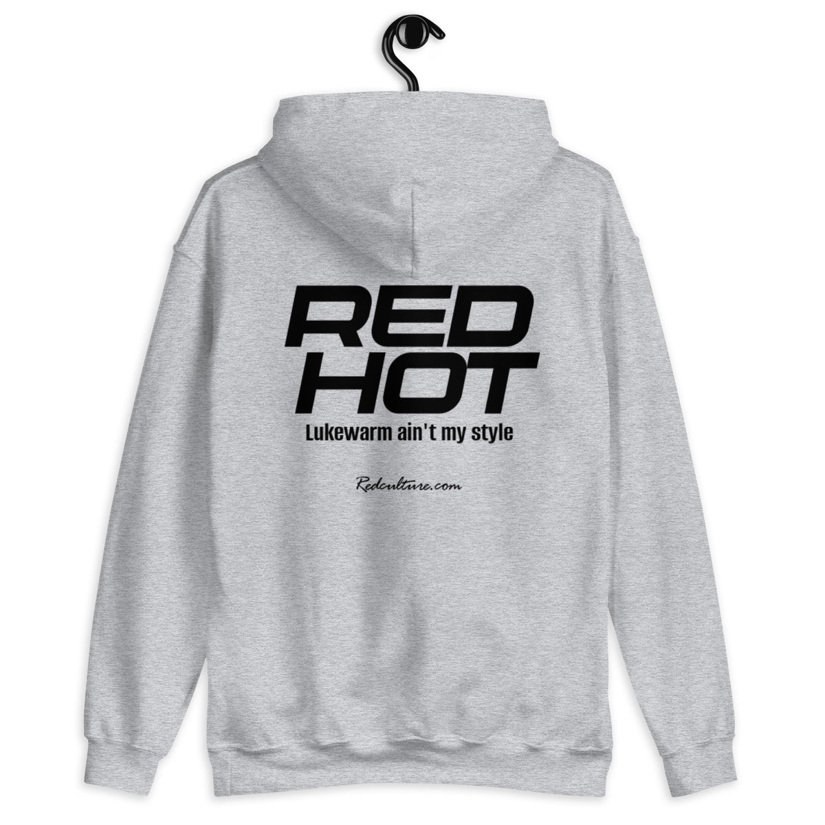 Red Hot Stacked Onyx Hoodie
