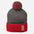 Dark Heather Grey/ Red