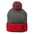 Dark Heather Grey/ Red