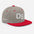 Heather Grey/ Red