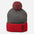 Dark Heather Grey/ Red