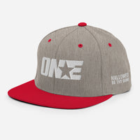 Heather Grey/ Red