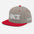 Heather Grey/ Red