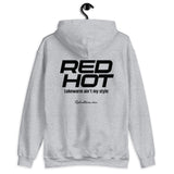 Red Hot Stacked Onyx Hoodie