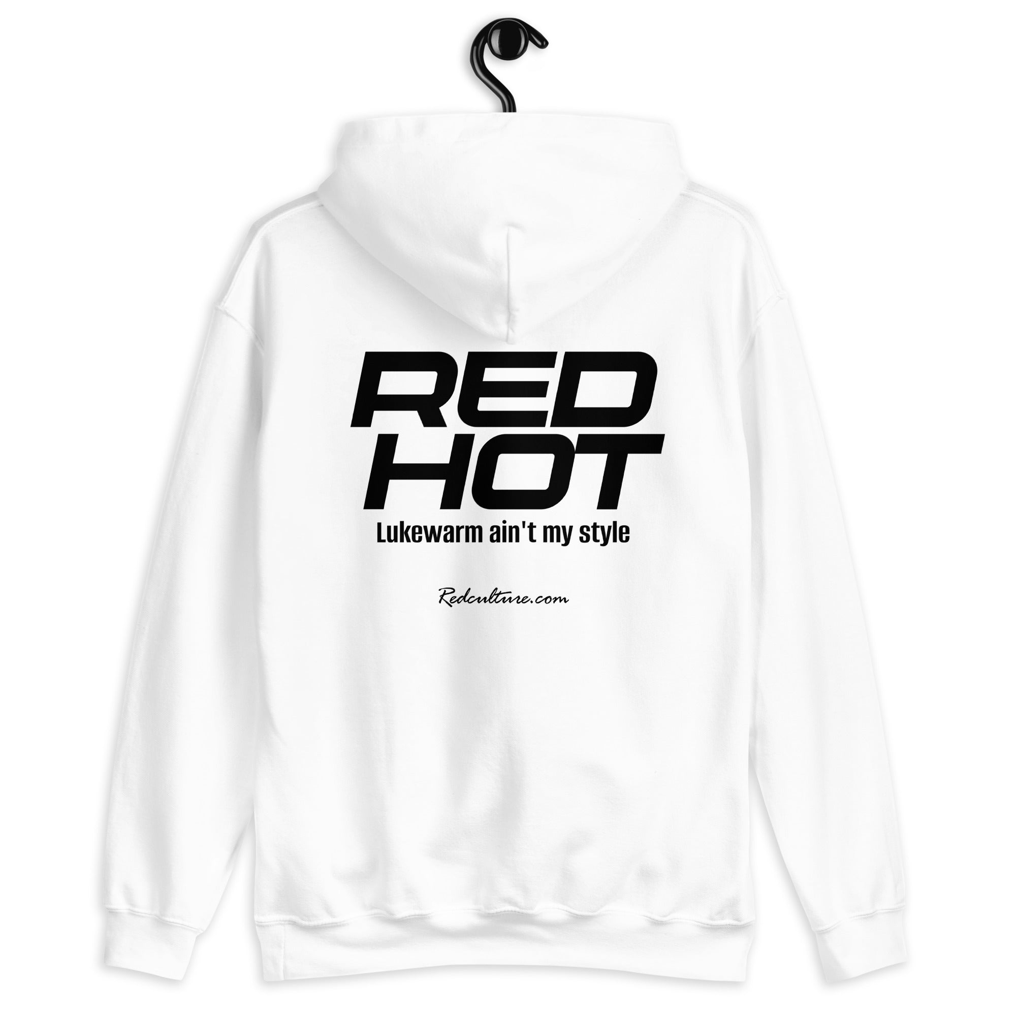 Red Hot Stacked Onyx Hoodie